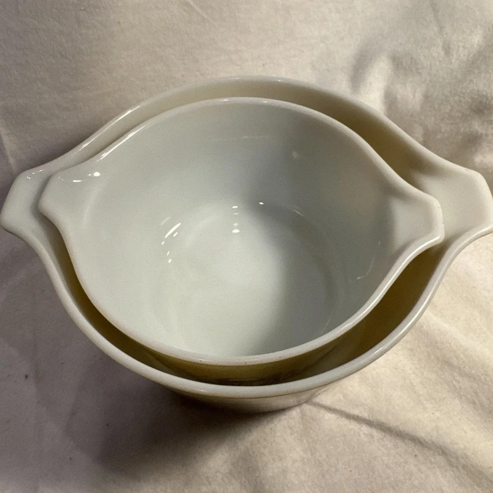 Pyrex Forest Fancies Casserole Set 1L 1.5L  Set Of 2 With Lids 473‎ & 474 Bowls